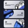 Mini Electric Shaver, Waterproof Rechargeable Double Head Portable Shaver, Wet & Dry Use for MenMini view 2