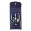7-Piece Professional Nail Clippers Kit - Stainless Steel Pedicure Set | Complete Grooming Tools for Home & Salon Travel Use,Blue view 1
