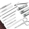 13 Piece Professional Nail Clippers Kit - Stainless Steel Manicure Set | Complete Grooming Tools for Home & Salon Travel Use,13pcs view 3