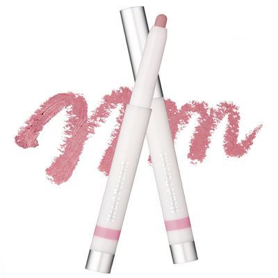 Heart Percent Dote On Mood Lineproof Lip Pencil, 12hr Long-Lasting Moderately Pigmented Creamy OverLip Crayon Waterproof Smooth Retractable Vegan Lip Liner Pencil 0.8g, #04. Cozy Pink