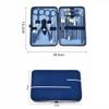 12pcs Nail Art & Pedicure Set - Stainless Steel Manicure Kit w/Scissors, Clippers & Travel Case | Salon Tools for Home Use,7pc Blue view 4