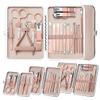 7/10/12Pcs Professional Nail Clippers Kit - Stainless Steel Manicure & Pedicure Set | Complete Grooming Tools for Home & Salon Travel Use,MGJ,7Pcs view 3