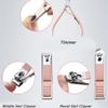 11 Pcs Professional Nail Clippers Kit - Stainless Steel Manicure Set | Complete Grooming Tools for Home & Salon Travel Use,12pcs view 4