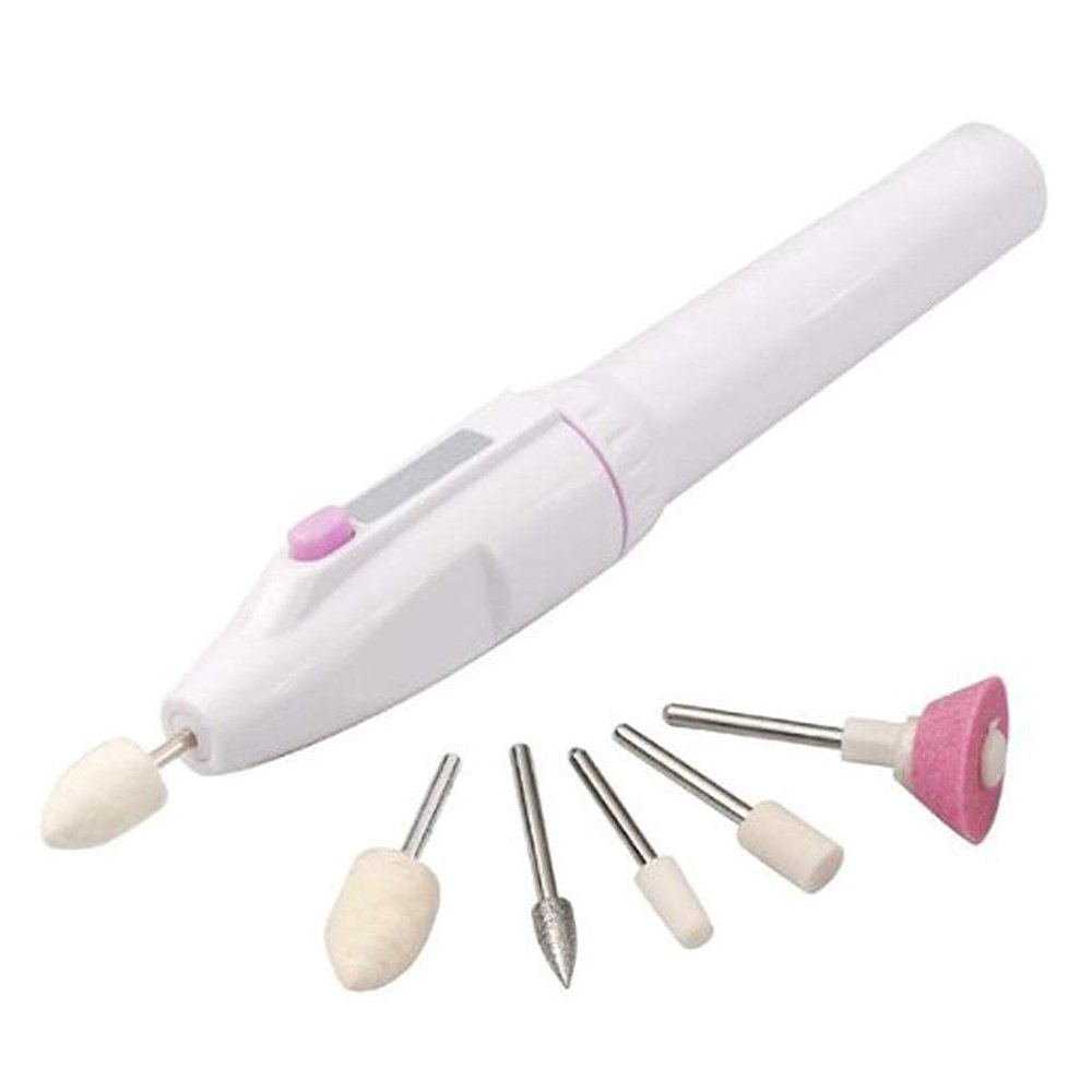 Electric Nail Care Kit, 5-in-1 Professional Manicure and Pedicure Tool Set with Multiple Attachments