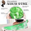 African Net Sponge with Knots - 2 Pieces Exfoliating Body Scrubber Bath Sponge - Back Scrubber Washcloth for Shower - Real African Scrub Exfoliator Body Care for Women view 2