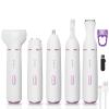 Electric Razor for Women- 5 in 1 Electric Shaver for Women, Wet & Dry Bikini Trimmer and Facial Hair Remover,Eyebrow Razors Nose Hair Trimmer Rechargeable Hair Removal Kit for Full-Body Hair 831 view 1