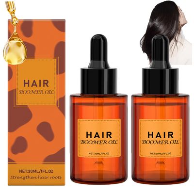 2025 New Hair Boomer Oil, 30ml The Hair Oil,Amazing Hairs Saviour Oils, The Hairs Oils, Nourish And Soften, Provides Shine And Softness, Reduce Frizz, Provides Balance For Scalp (2)
