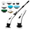8 - in - 1 Electric Spin Scrubber, Cordless Cleaning & Shower Scrubber with Adjustable Handle, IPX7 Waterproof for Bathroom, Tile, Car, Kitchen, Floor, Tub | 8 Brush Heads, Powerful Horsepower view 1