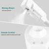 2 in 1 Facial Steamer with 3X Magnifying Lamp,Professional Aromatherapy Humidifier Face Spa Mist Steam,Esthetician Steamer,with Wheels,for Home Beauty Salon, Personal Skin Care Deep Cleaning (White) view 3