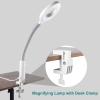 2 in 1 Facial Steamer with 3X Magnifying Lamp,Professional Aromatherapy Humidifier Face Spa Mist Steam,Esthetician Steamer,with Wheels,for Home Beauty Salon, Personal Skin Care Deep Cleaning (White) view 4