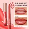 6pcs Hydrating Lip Oils + Lip Liner Pencil Lip Combo Sets, 24H Long-Lasting Lip Kit with Lip Liner and Gloss, Nourishing, Non-Sticky Tinted Stain Lip Gloss Plumping Lip Oil Set for Women(Set B) view 2