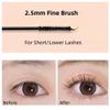 Fine Brush Mascara, Waterproof Mascara for Short/Sparse Eyelashes, Volume, Long LastingLengthening and Thick, Smudge-Proof, Black view 2