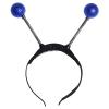 Aislor Alien Headband Martian Antenna Headband Glitter Light Up Ball Boppers Costume Accessories Blue One Size view 2