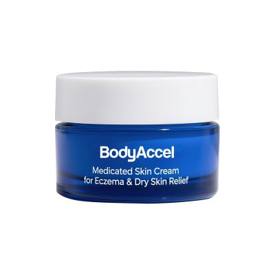 BodyAccel Medicated Skin Cream for Eczema & Dry Skin Relief