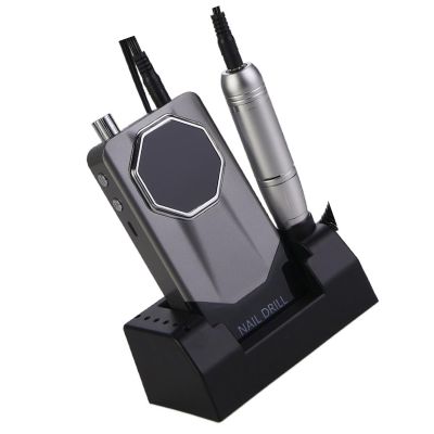 Btgghytr HighlySpeed 45000RPM Cordless Nails Drill Portable Electric Nails File Machine with Bits for Acrylic Nails Salon Home