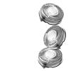 BBDIRZSE SH50 Replacement Heads Compatible for Philips Series 5000 Shavers, Compatible for AquaTouchCompatible for PowerTouch, S5210 S5370 PT730 AT810 Electric Razors(3pcs) view 4