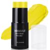 MEICOLY Yellow Face Body Paint Stick,Yellow Face Paint for Halloween Lion Tiger Cosplay Makeup,Professional SFX Makeup Face Painting for Adults and Kids,Waterproof Eye Black Stick view 1