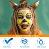 MEICOLY Yellow Face Body Paint Stick,Yellow Face Paint for Halloween Lion Tiger Cosplay Makeup,Professional SFX Makeup Face Painting for Adults and Kids,Waterproof Eye Black Stick view 2