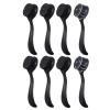 8 Pack Large Facial Cleansing Brush Charcoal Bristles Black, Ooloveminso Manual Face Brushes for Deep Cleansing and Exfoliating, Face Scrubber to Massage, Pore Exfoliation, Makeup Remove and Skin Care view 1