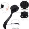 8 Pack Large Facial Cleansing Brush Charcoal Bristles Black, Ooloveminso Manual Face Brushes for Deep Cleansing and Exfoliating, Face Scrubber to Massage, Pore Exfoliation, Makeup Remove and Skin Care view 3