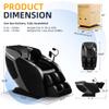Luxury 4D Full Body Massage Chair, Zero Gravity SL-Track Shiatsu Recliner ,18 Auto Modes & 6 Massage Techniques,Lumbar & Calf Heating,Foot Roller and Calf Kneading,Voice/App/Touch Control,Body Scan view 2