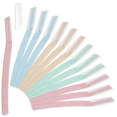 Classicseali 10PCS Fave Razors for Women,Multifunctional Face Razors Women, with Protective Cover, Micro Razor for Woman Faces, for Faces, Eyebrows, Chin, Jawline, Underarms, 4 Colors