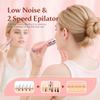 Epilator,2 in 1Epilator for Women Rechargeable,Womens Electric Shaver with LED Light,Rechargeable,Hair Removal for Women Legs/Face/Bikini/Arms,Smooth Epilator Trimmer Travel Kit Set Upgrade view 2