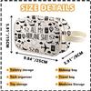 XYANFA Flight Attendant Makeup Bag All My Airplane Sh*t Accessory Pouch Traveler Cosmetic Bag Airplane Travel Toiletry Organizer Cosmetic Bag (AIRPLANE tm) view 3