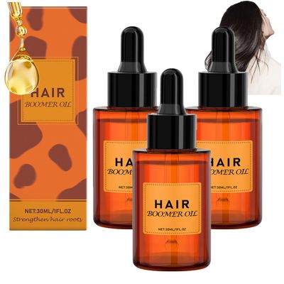 2025 New Hair Boomer Oil, 30ml The Hair Oil,Amazing Hairs Saviour Oils, The Hairs Oils, Nourish And Soften, Provides Shine And Softness, Reduce Frizz, Provides Balance For Scalp (3)