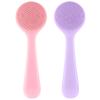 2 Pcs Silicone Face Brush, Soft Pore Cleaning Brush, Manual Scrubber Exfoliator for Deep Cleansing Skin Care Makeup Removal view 1