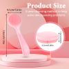 2 Pcs Silicone Face Brush, Soft Pore Cleaning Brush, Manual Scrubber Exfoliator for Deep Cleansing Skin Care Makeup Removal view 2