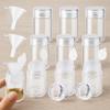 13-Piece Clear Plastic Loose Powder Bottle Set - 10PCS 10ml Empty Glitter Powder Containers with 3 Funnels & 12-Hole Sifter Lids, Travel Face Powders Jars for Makeup, Baby Powders & Samples view 1