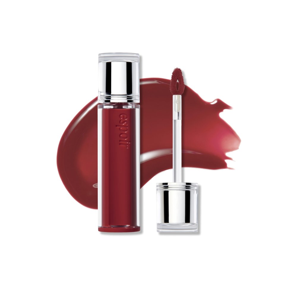 Espoir Couture Lip Tint Glaze #23 Affogato | Volumizing Lip Stain with Juicy Texture, Long-Lasting & Vibrant Colors, Moisturizing & Hydrating, Glossy Formula, Vegan, Korean Makeup, 0.14 oz