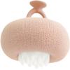 2-in-1 Ultra Soft Bath Sponge Cleaning Brush, Sunflower Bath Ball,Suction Cup Bath Ball with Finger Rings,Exfoliating Shower Loofah Sponges (Carnation) view 1