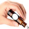 10ml Premium Empty Refillable Reusable Roll on Glass Set of 3, Black Cap view 3