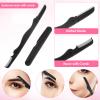 Eyebrow Razor, 5-in-1 Eyebrow Kit, Eyebrows Trimmers Set for Women and Men Eyebrows Grooming (Including Brow Razors, Tweezers, Scissors, Trimmer, Comb) view 4