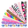 12PCS Professional Nail Files Double Sided 100 180 Grit Emery Boards Colorful Manicure Pedicure Tools for Natural Acrylic Nails Reusable Washable Nail Buffing Shaping Smoothing Filer view 1