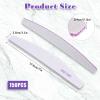 150Pcs 100/180 Nail File and Buffers 100/180 Grit Nail Files Double Side Acrylic Nails File for Natural Extension Nails Emery Boards Manicure Tool for Acrylic Toenails Removal Manicure Salon Home view 3