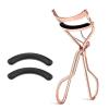 2Pc Rose Gold Eyelash Curler for Women, Portable Metal Eyelash Curler Tweezers Lash Clip Applicator Beauty Makeup Tool,Women's Makeup Cosmetic Tool Portable view 4