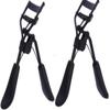 2pcs Black Portable Eyelash Curler - Crimps and Curls Lashes Portable Eyelash Curler Maker Eye Lashes Clip Women Beauty Cosmetic Tool Gift view 1