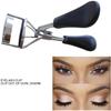 2pcs Black Portable Eyelash Curler - Crimps and Curls Lashes Portable Eyelash Curler Maker Eye Lashes Clip Women Beauty Cosmetic Tool Gift view 4