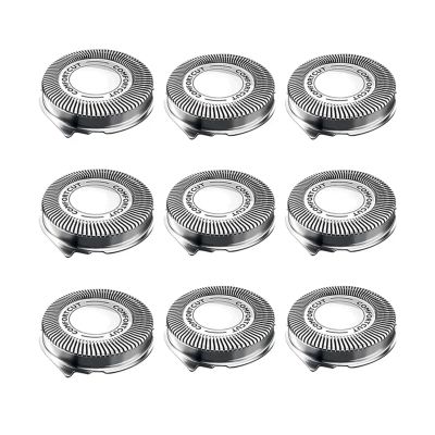 SH30 Replacement Heads ComfortCut Blades Compatible for Philips Norelco Series 3000, 2000, 1000 Shavers and S738 Click and Style(9pc)