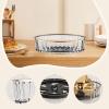  360 Rotating Makeup Organizer Makeup Brush Holder Rotatable Seasoning Holder Cosmetics Storage Tray for Snacks Skincare view 2