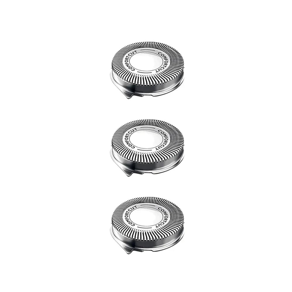 SH30 Replacement Heads Compatible for Philips Norelco Shaver Series 3000, 2000, 1000 and S738,S1560 ;Comfortcut Replacement Razor Blades(3pc)