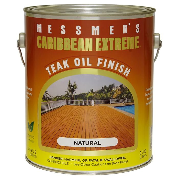 1 Gal Messmer's CE-500 Natural Caribbean Extreme Teak Oil Finish