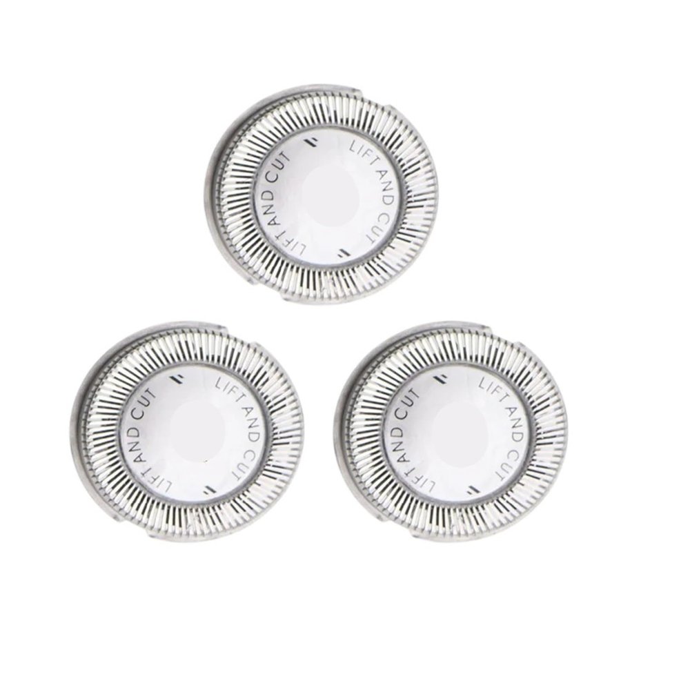 3pcs Replacement Head Razor Blade Compatible for Philips Shaver HQ3 HQ4 HQ54 Hq56 Hq46 HQ442 HQ300 HQ916 HQ6900 HQ6970 HQ6990 Razor Blade