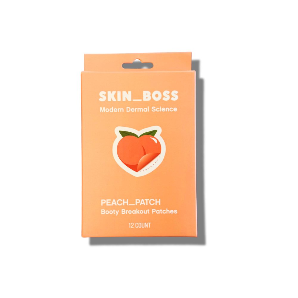 PEACH PATCH hydrocolloid butt patches, extra large for the butt and body with lactic acid, arnica, and calendula