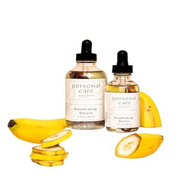 Banana Flavored Feminine Body Oil Edible-Safe, Plant-Based Formula for Skin Hydration, Glow & Daily Nourishment (4 FL. OZ.)