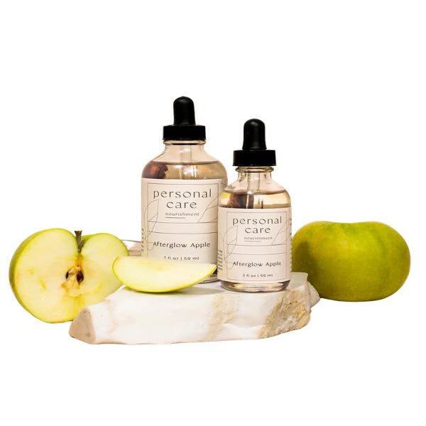 Apple Flavored Feminine Body Oil  Edible-Safe, Plant-Based Formula for Skin Hydration, Glow & Daily Nourishment (4 FL. OZ.)