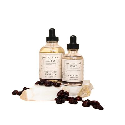 Cranberry Flavored Feminine Body Oil Edible-Safe, Plant-Based Formula for Skin Hydration, Glow & Daily Nourishment (4 FL. OZ.)